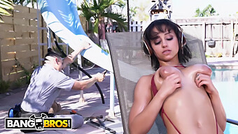 Marilyn Mansion, A Busty Beauty, Flaunts Her Massive Breasts And Craves Cock In A Bangbros Video