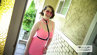 Anna Blaze, A Young Woman With Large Breasts, Has A Rough Encounter With Her Date