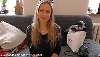 Watch A Young European Girl'S First Nude Shoot On The Casting Couch