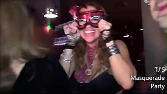 Sexy Group Fun At A Masquerade Party