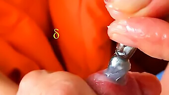 Pia'S Amazing Handjob With A Unique Urethra Plug Twist