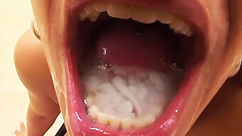 A Throat Stuffed With Semen In A Hardcore Group Encounter