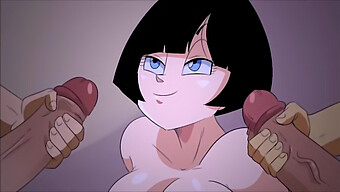 큰 가슴의 Milf가 Dbz 스타일의 정액을 받습니다