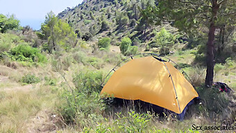 Tourist Stumbles Upon Outdoor Sex In Tent, Caught In The Act