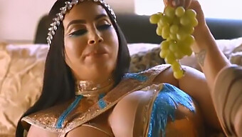 Mature Arab Woman With Big Natural Tits Masturbates And Gets Fingered.