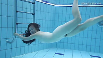 Umora Bajankina, A Young And Beautiful European Babe, Swims Underwater Revealing Her Tight And Alluring Pussy