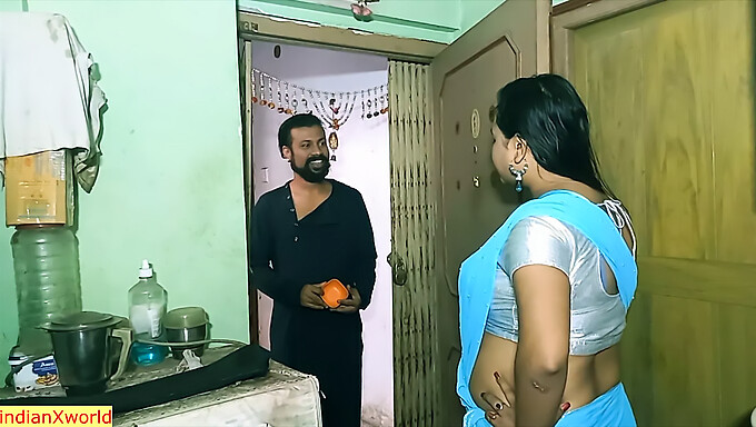 Indian Housewife Engages In Secret Affair With Homeowner'S Son In Steamy Hindi Web Series