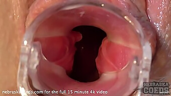 European Teen Sarah'S Intimate Exploration With Gynecological Speculum And Close-Ups Of Her Gaping Pussy