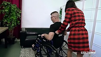 Brunette Milf Seduces Her Disabled Boyfriend For Intense Sex