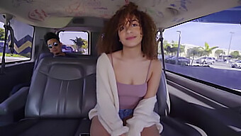 Mariah Banks, An 18-Year-Old Teen, Rides A Penis Expertly In A Van