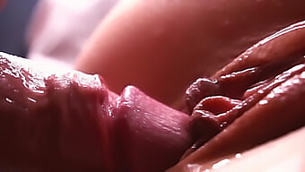 Amateur Creampie With Slow-Motion Close-Up Of Sperm Dripping