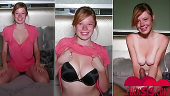 Ginger Mia Collins' Love For Sucking And Ass Play In Action