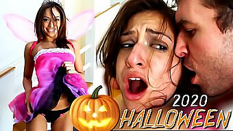 Sara Luvv And James Deen'S Halloween Oral Pleasure Adventure