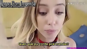 A Surpresa Do Meio-Irmão Se Transforma Em Um Encontro Oral Quente Com A Loira Haley Reed