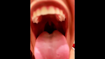 Long Tongue And Deep Throat Action In A Perfectly Satisfying Video